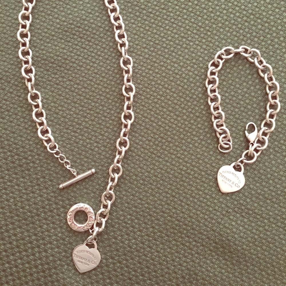 Original Tiffany Toggle necklace and bracelet